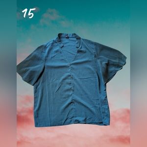 Button front butterfly sleeve top